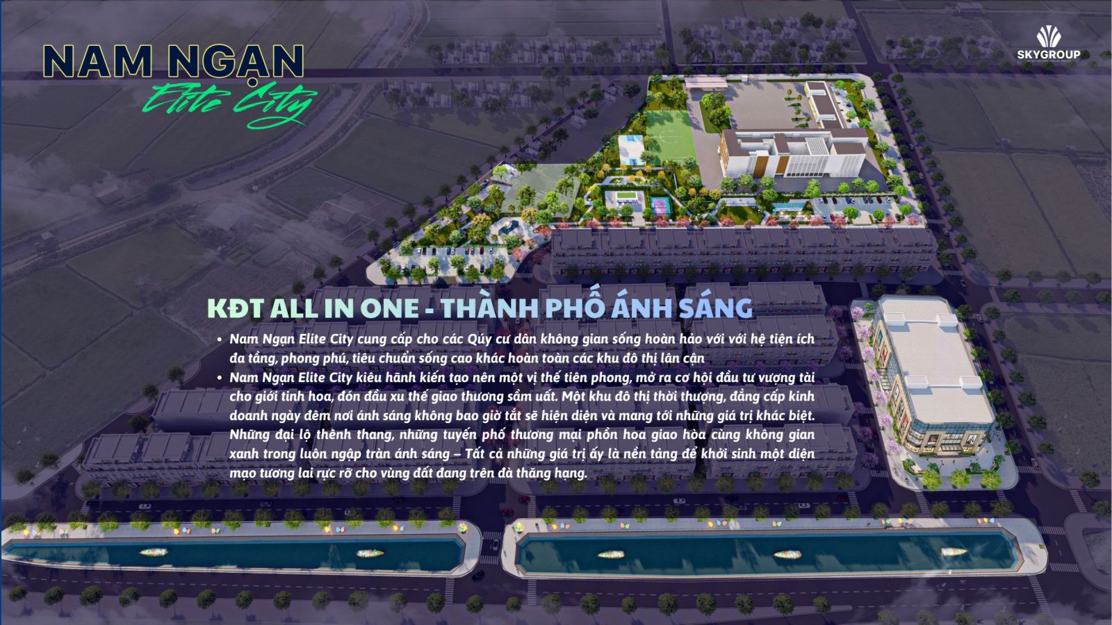 TIỆN ÍCH DỰ ÁN NAM NGẠN ELITE CITY BẮC GIANG